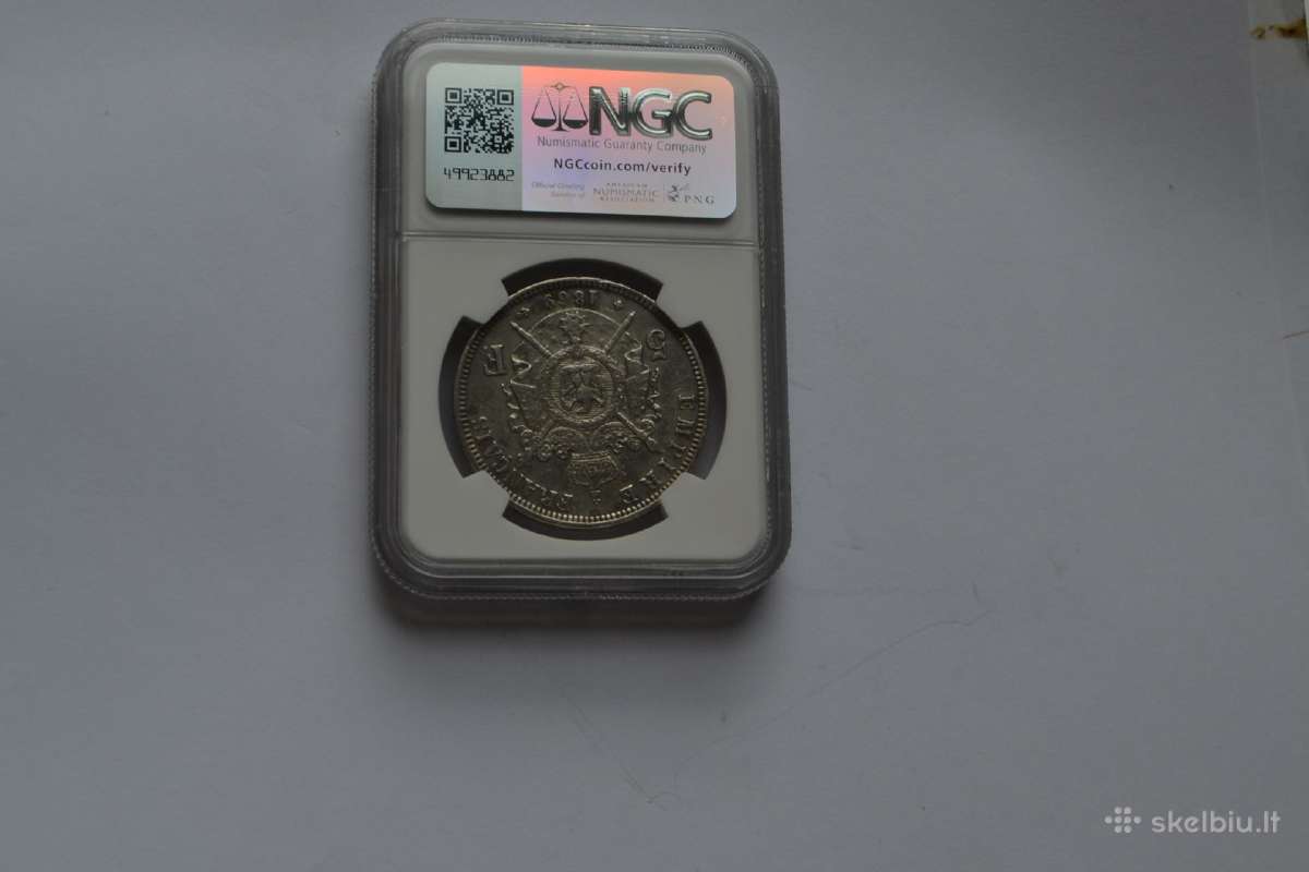 5 Franc 1869 m.napoleon - nuotraukos Nr. 2
