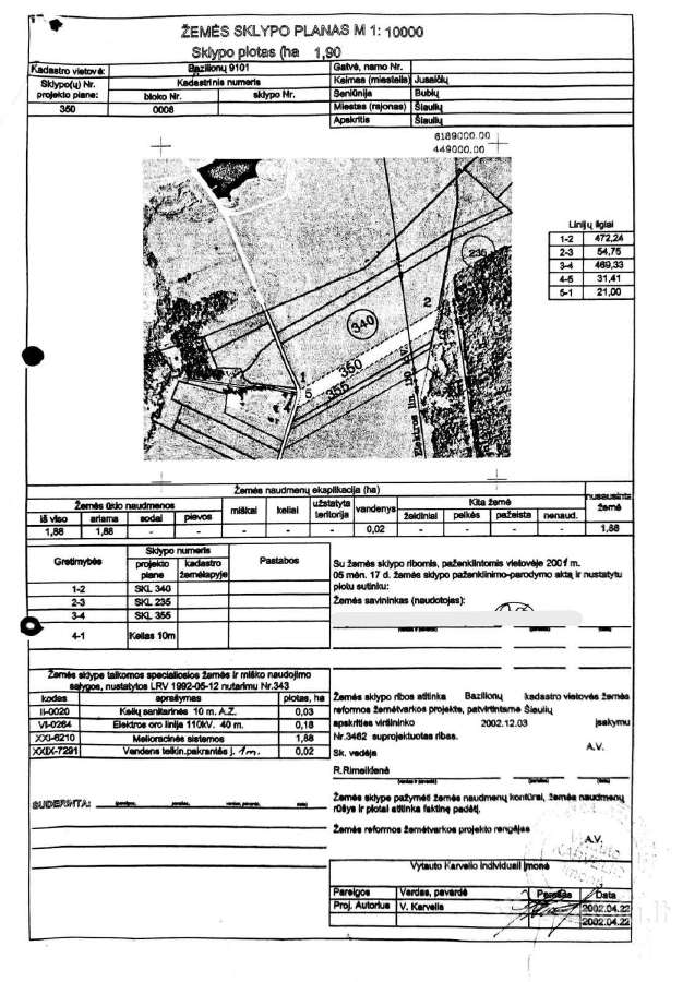 Žemės ūkio paskirties sklypai - 1.57ha ir 1.88ha - nuotraukos Nr. 2
