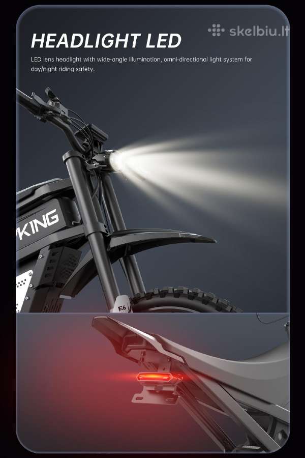 Ekxbike E6 3000w 52v 40ah (Turime vietoje) - nuotraukos Nr. 22