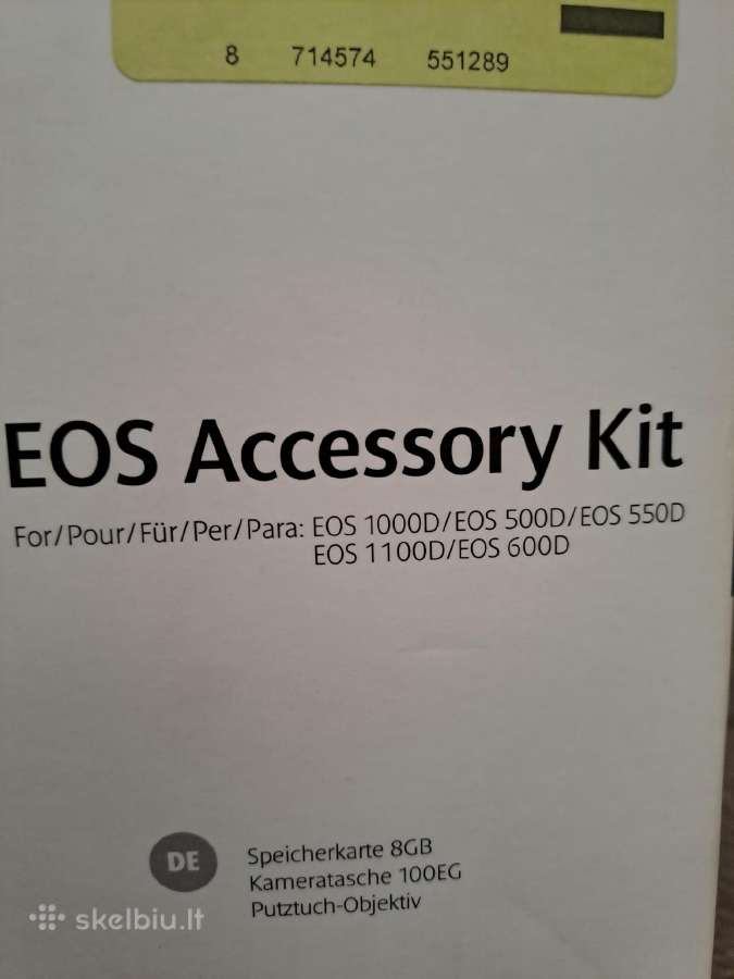 Canon EOS krepsys - nuotraukos Nr. 2