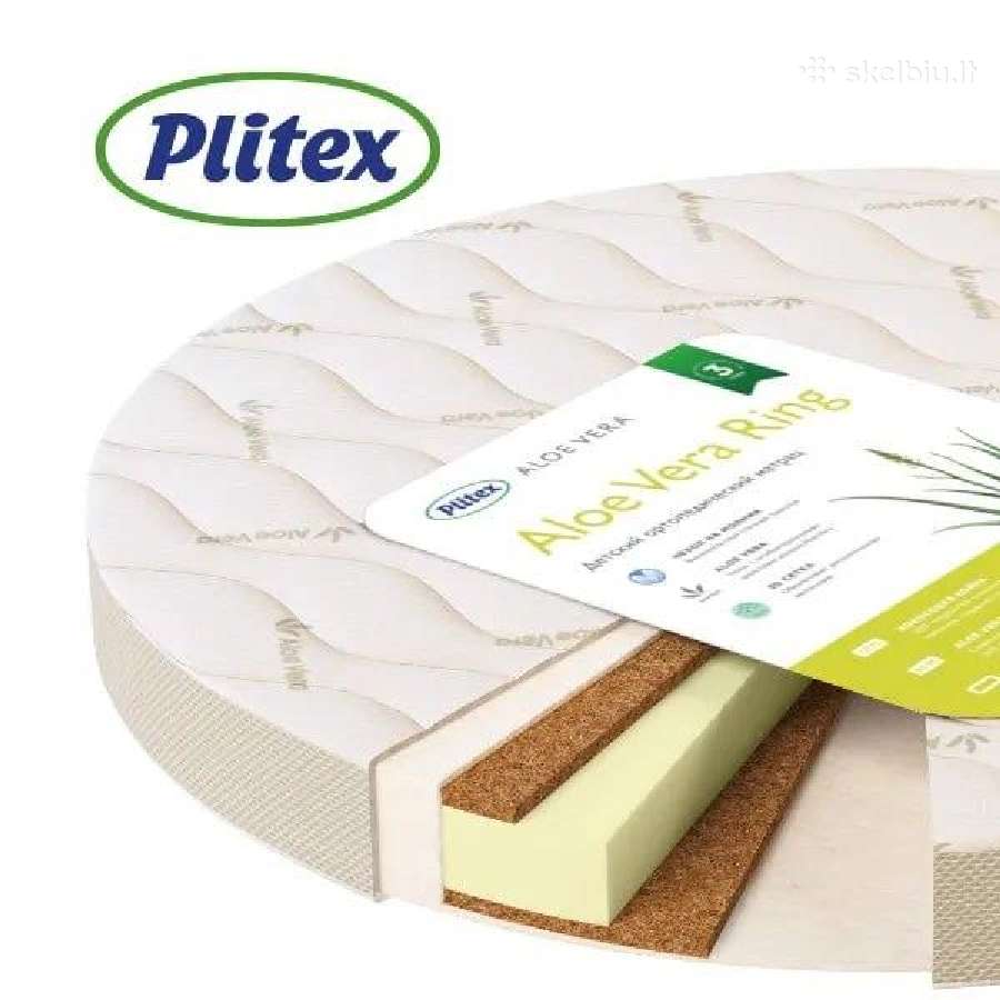 кŪdikio čiužinys Aloe Vera Ring apvaliai lovytei - nuotraukos Nr. 2