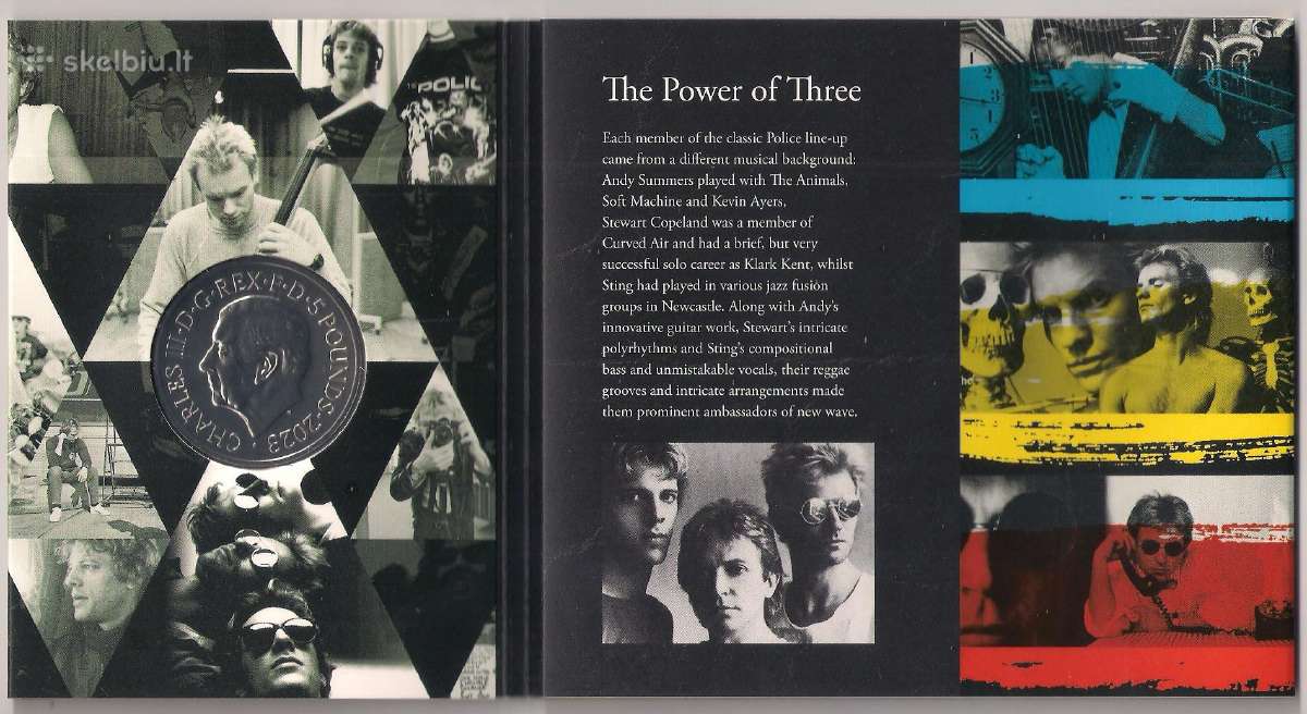 Muzikos legendos - The Police 2023 5£ Bu Nuolaida - nuotraukos Nr. 3