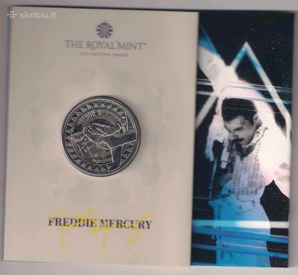 Muzikos legendos - Fredis Merkuris 2025 Jk 5£ Bu