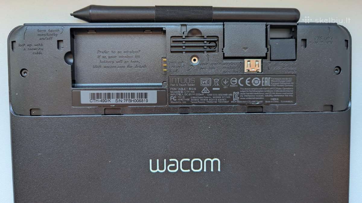 Wacom Intuos Art Pen&touch Cth-490 - nuotraukos Nr. 3