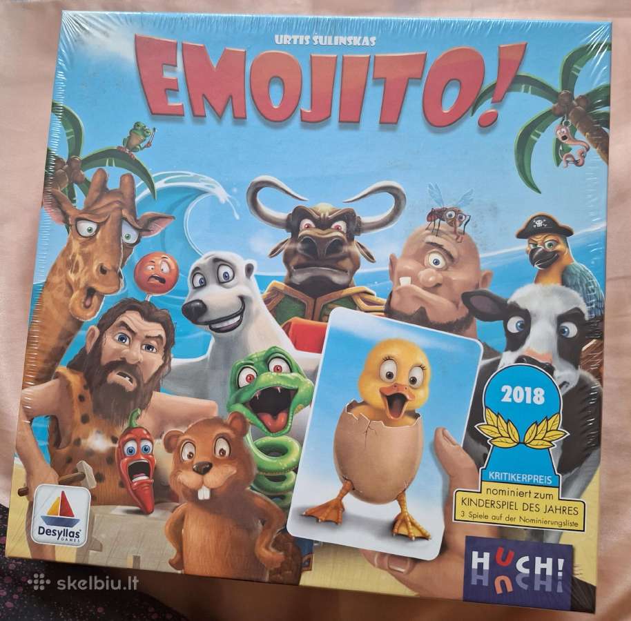 Emojito stalo žaidimas vaikams ir suaugusiems