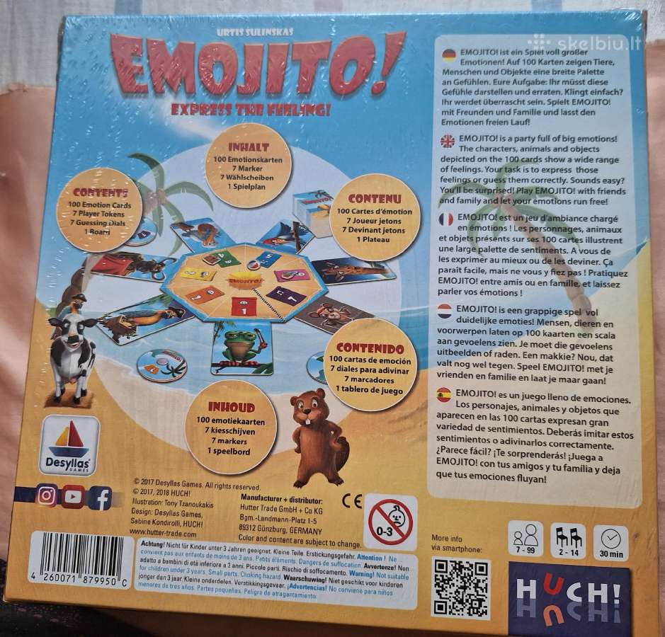 Emojito stalo žaidimas vaikams ir suaugusiems - nuotraukos Nr. 2