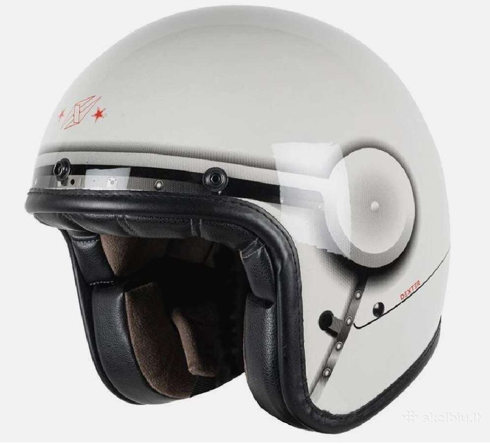 Dexter Moto atviras Šalmas M,l,XL dydžiai tik 30€