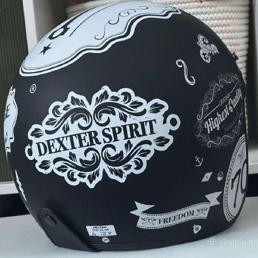 Dexter Element atviras moto šalmas naujas 45€ - nuotraukos Nr. 2