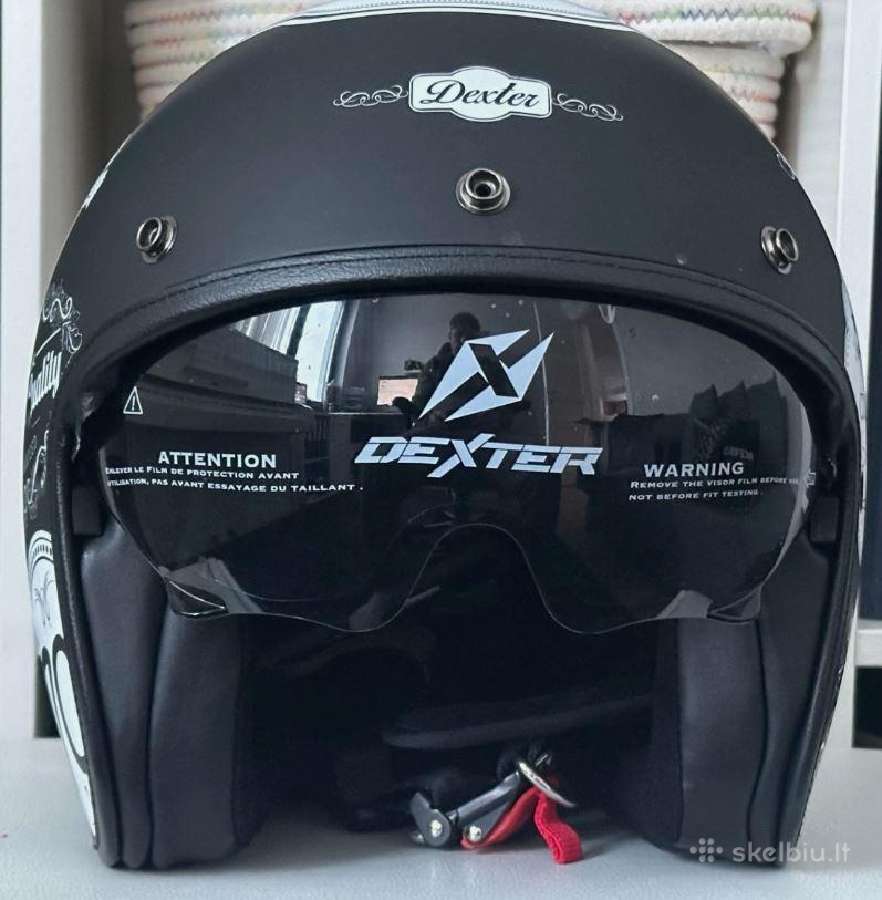 Dexter Element atviras moto šalmas naujas 45€ - nuotraukos Nr. 4