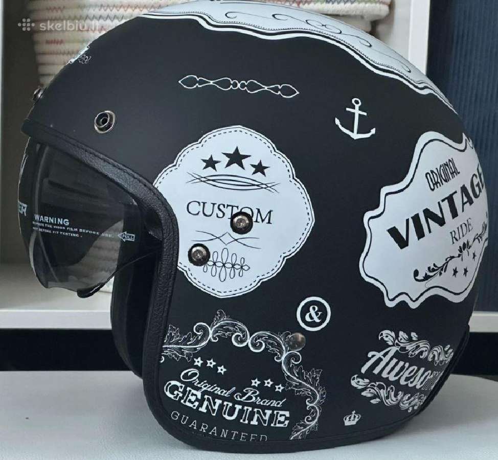 Dexter Element atviras moto šalmas naujas 45€ - nuotraukos Nr. 6