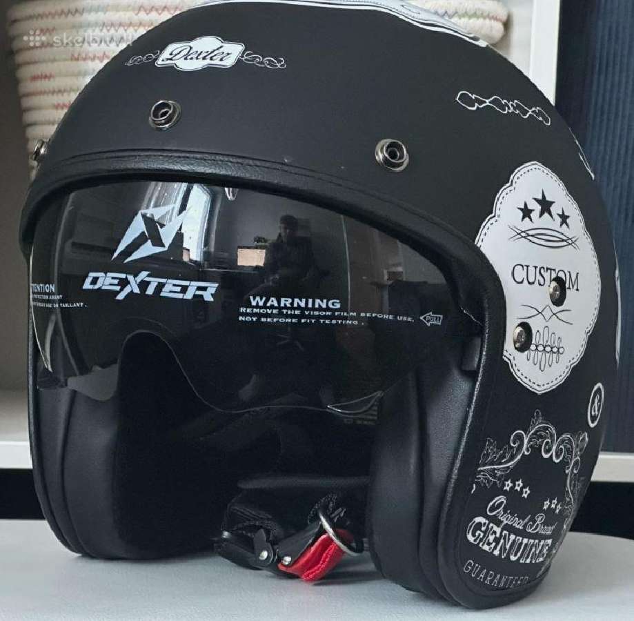 Dexter Element atviras moto šalmas S,m,l dydis