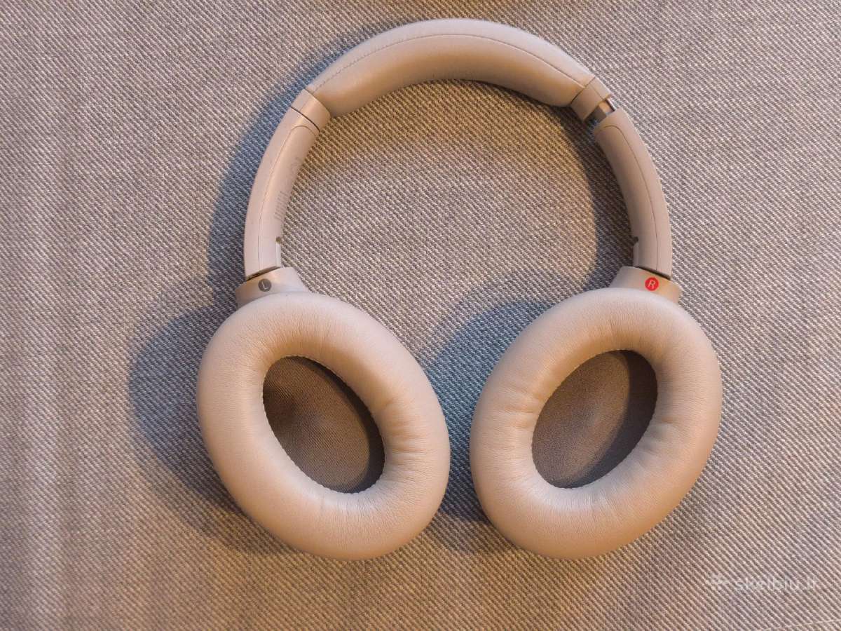 Sony Wh1000xm4 baltos ausinės - nuotraukos Nr. 3