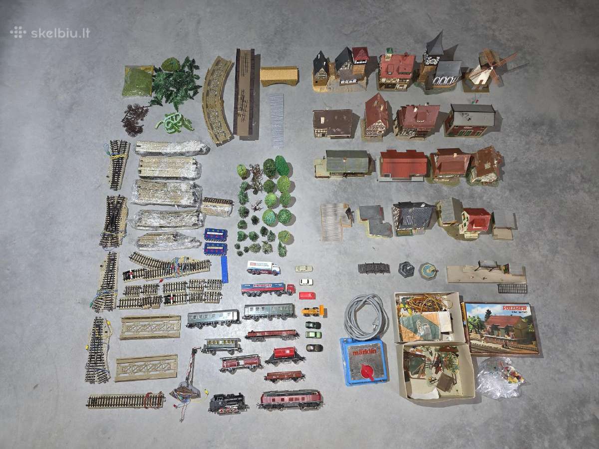 Märklin H0 Pilnas Veikiantis Geležinkelio Maketas