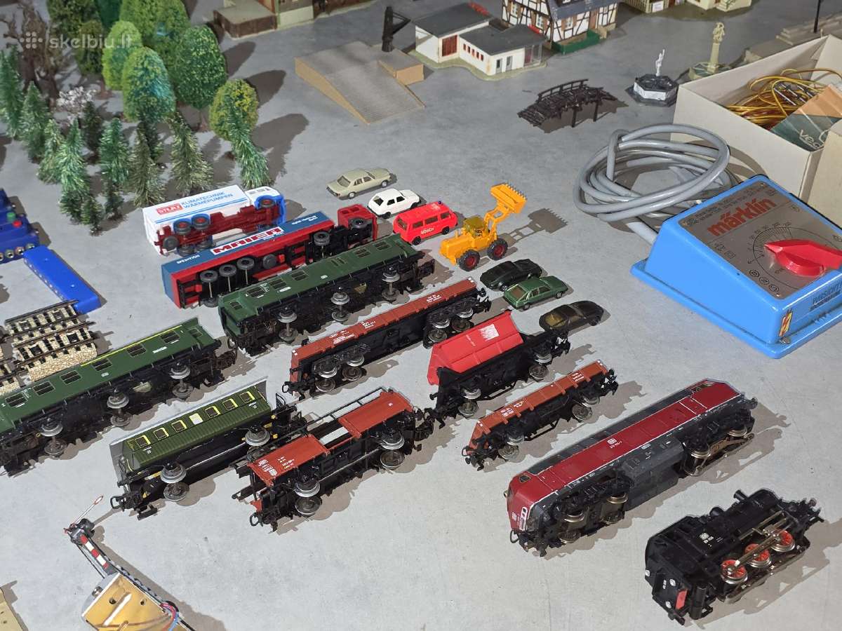 Märklin H0 Pilnas Veikiantis Geležinkelio Maketas - nuotraukos Nr. 12