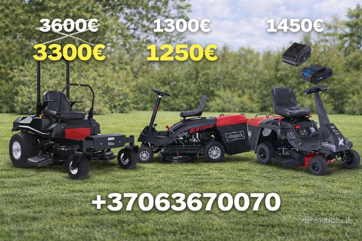 Sodo traktoriukai/vejapjovės !