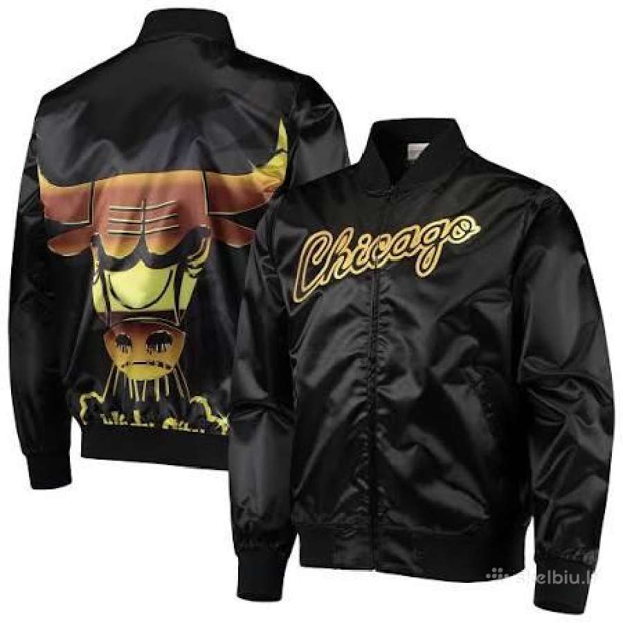 Mitchell & Ness Chicago Bulls Big Face 4.0 Satin J