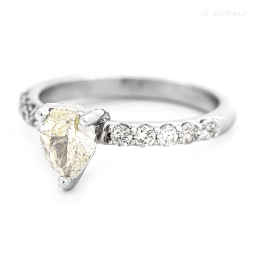 Aukso žiedas su deimantais (1,15ct) - nuotraukos Nr. 17