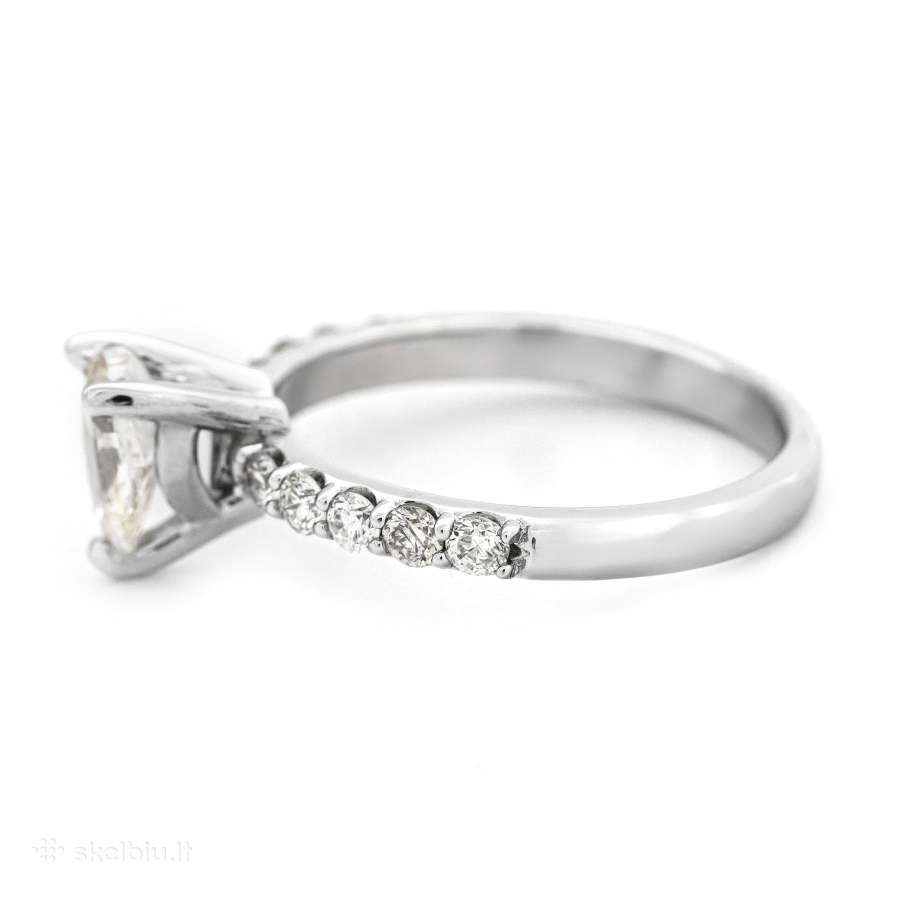 Aukso žiedas su deimantais (1,15ct) - nuotraukos Nr. 18