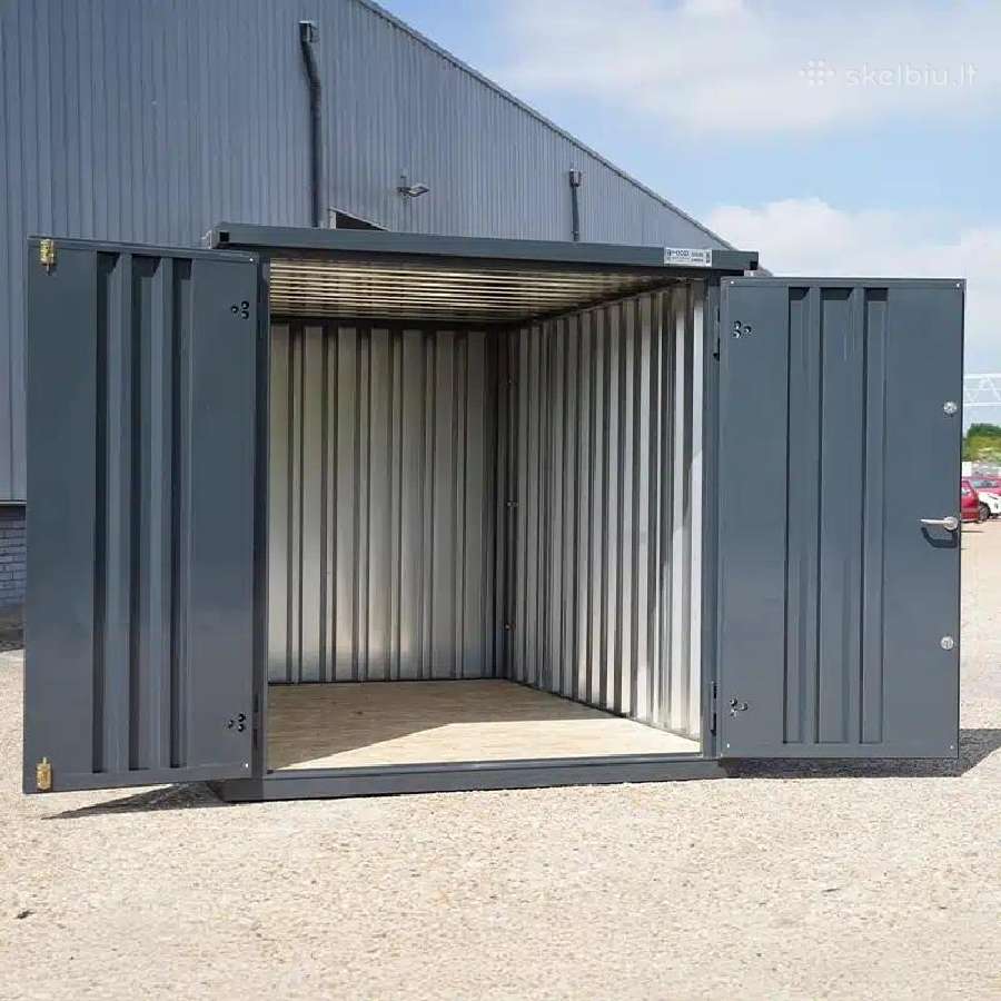 Surenkamas sandėliavimo konteineris 4x2 Ral 7016 - nuotraukos Nr. 5
