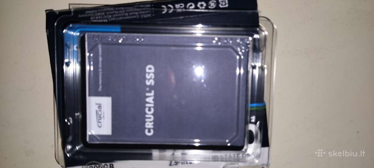 Kietasis diskas Crucial Bx-500 2.5 SSD 1000 GB - nuotraukos Nr. 3