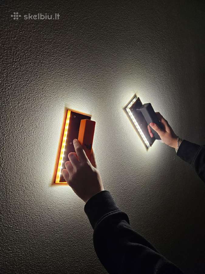 LED apšviesta šlifavimo trintuvė sienoms