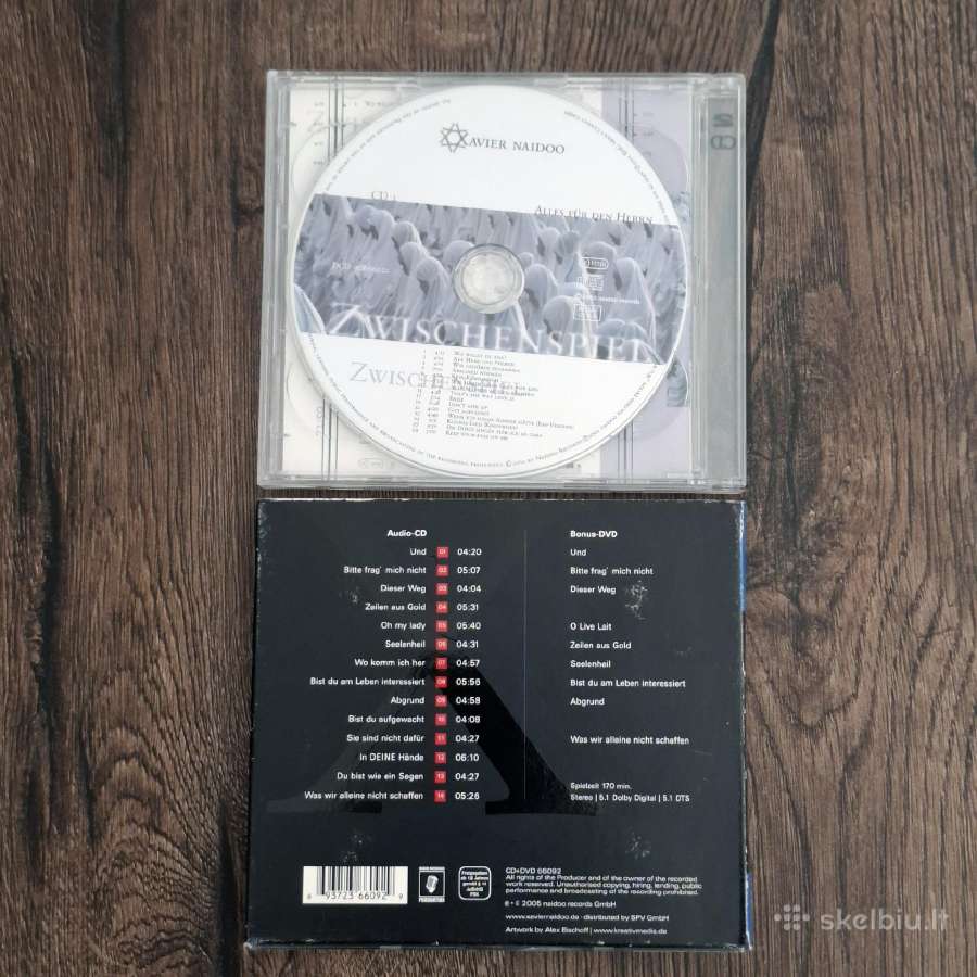 Xavier Naidoo (3 x CD + Dvd, albumai) - nuotraukos Nr. 2