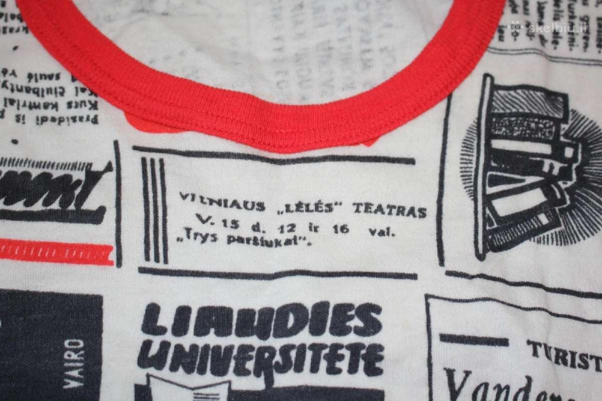 Unikalūs atgimimo laikų marškinėliai Lietuva - nuotraukos Nr. 11