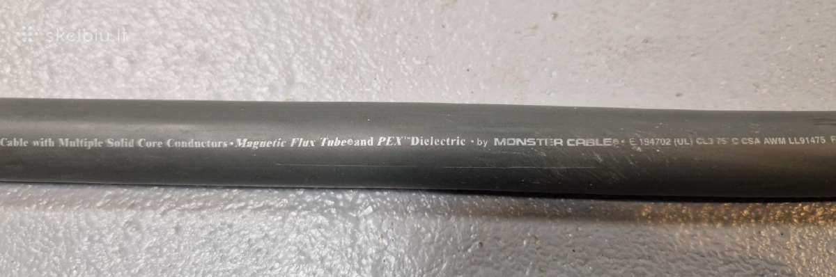 Kolonėlių laidai Monster cable Biwire abu po 2,9m - nuotraukos Nr. 3