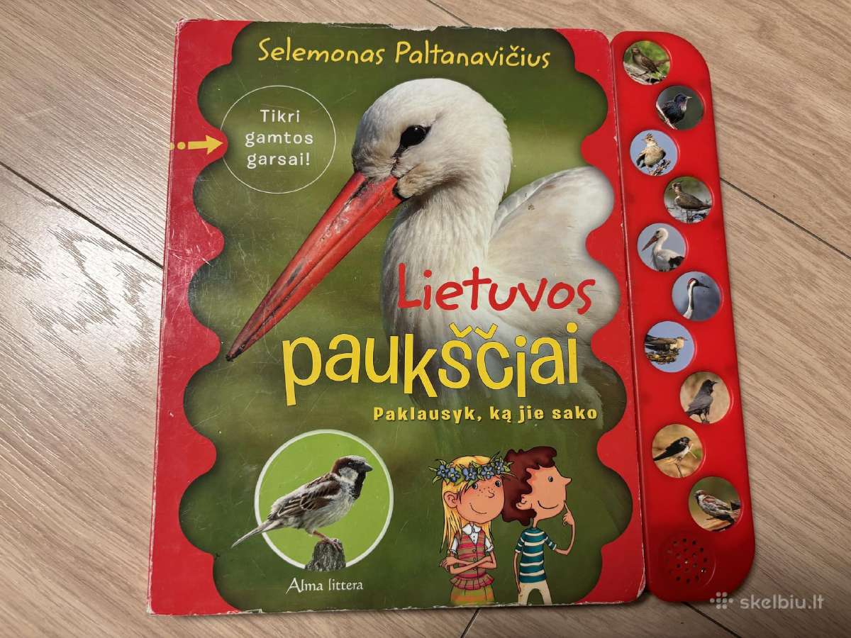 Knyga "Lietuvos paukščiai " Selemonas Paltanavičiu