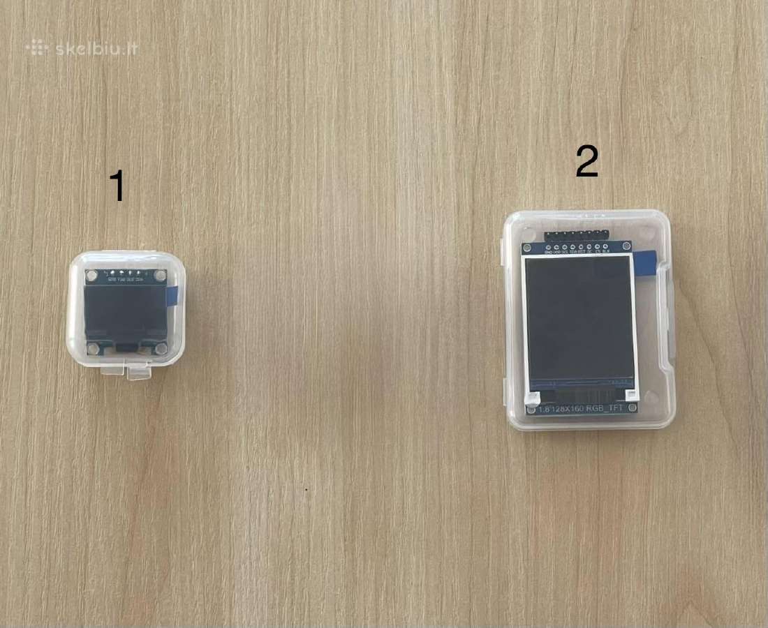 Esp32 Arduino Raspberry Pi LCD Oled ekranas