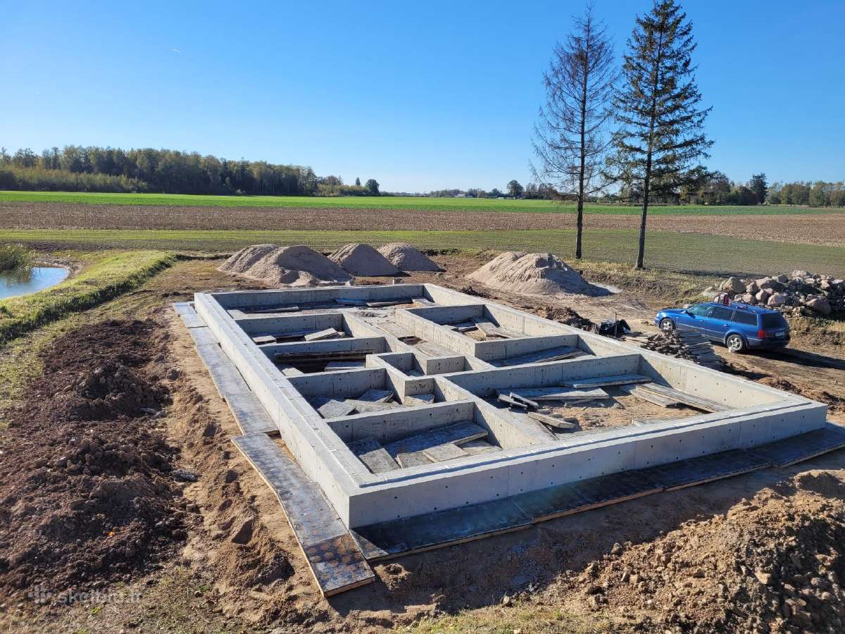 Pamatai, Polinių gręžtinių pamatų įrengimas - nuotraukos Nr. 11