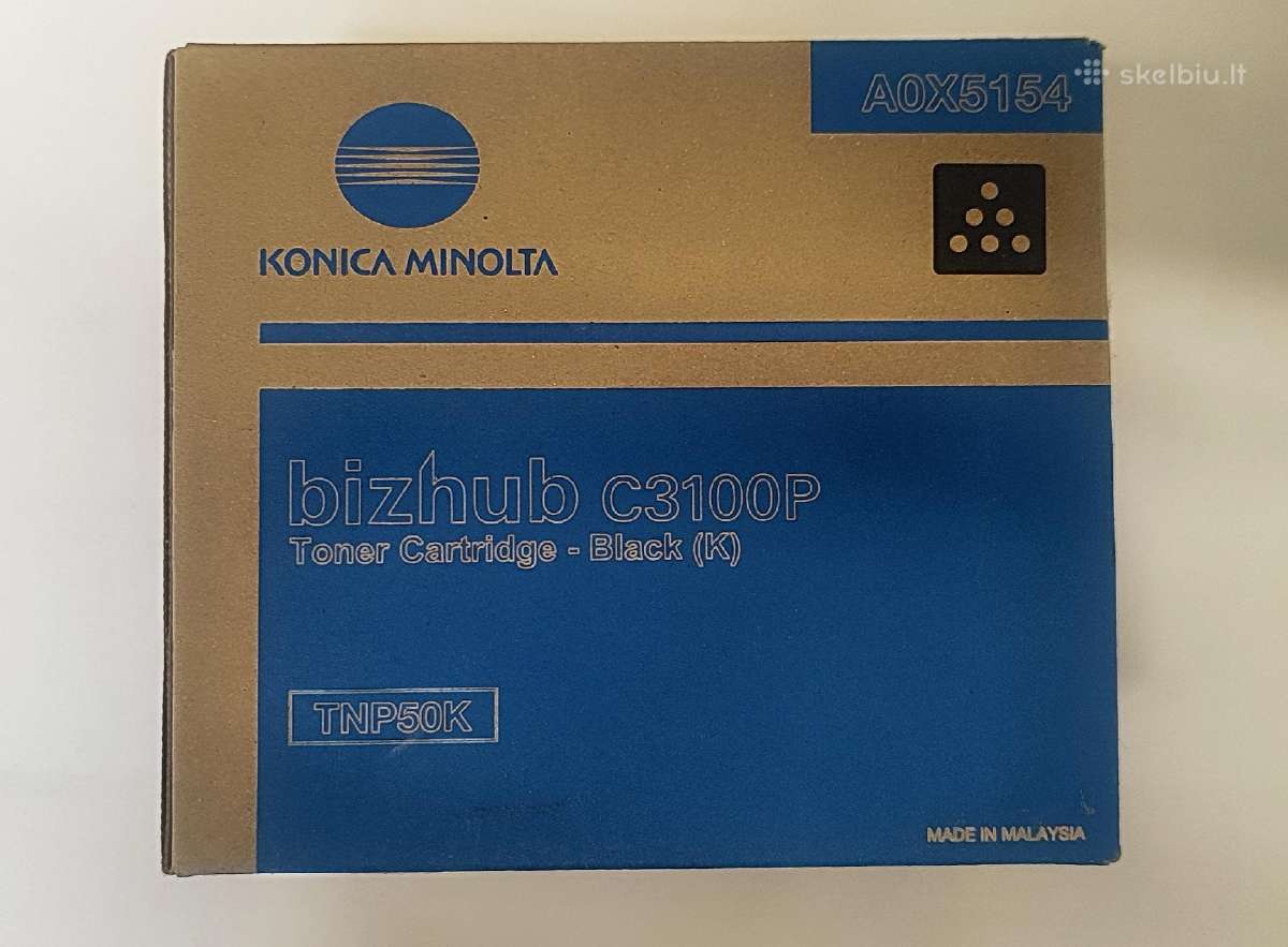 Bizhub c3100p toneris originalus 6€ uz vieneta - nuotraukos Nr. 2