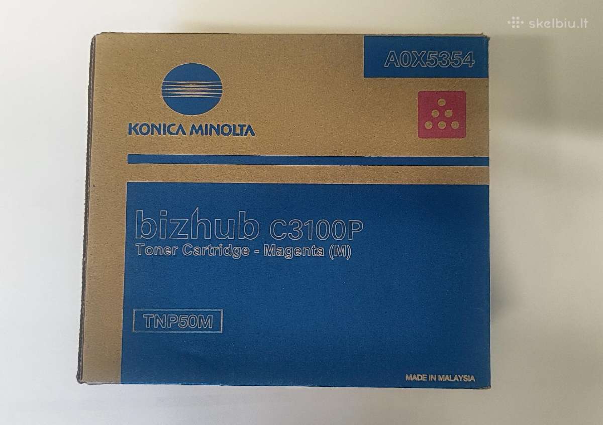 Bizhub c3100p toneris originalus 6€ uz vieneta - nuotraukos Nr. 3