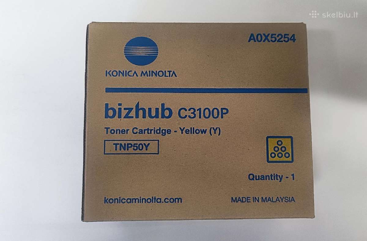 Bizhub c3100p toneris originalus 7€ uz vieneta