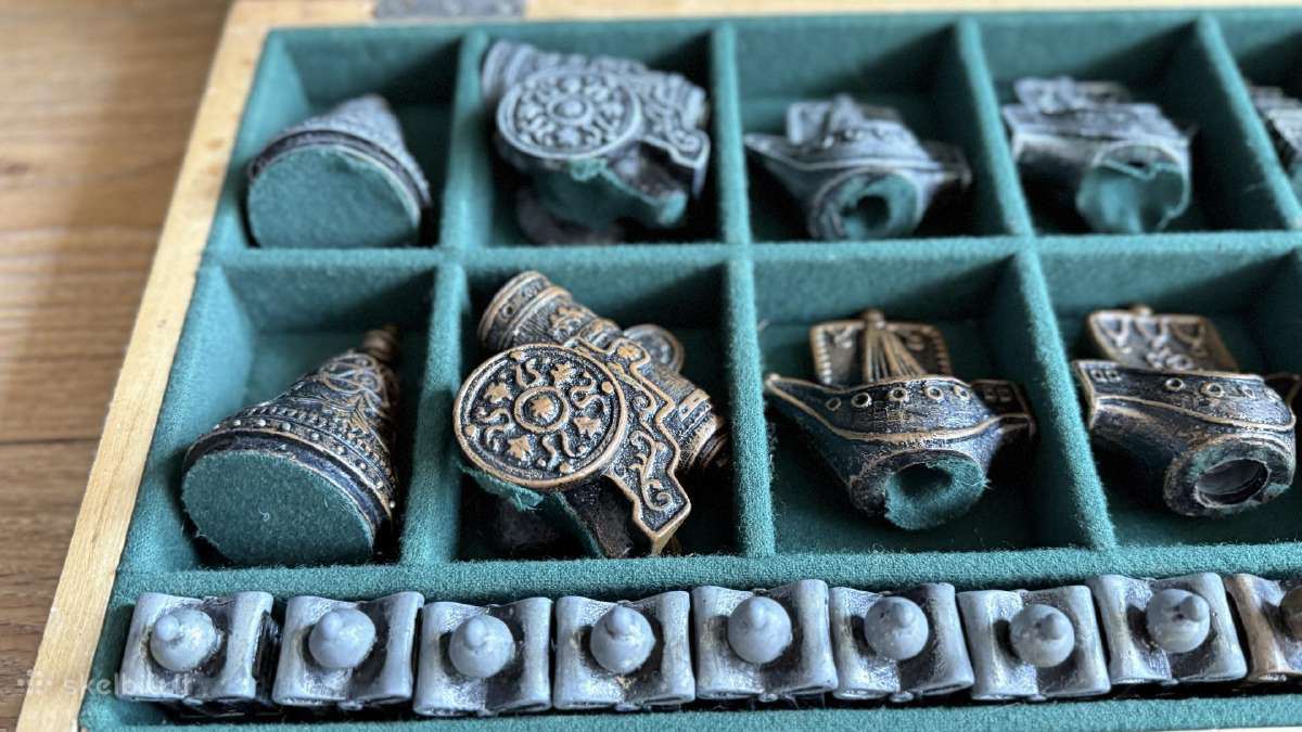 Retas senovinis šachmatų rinkinys - nuotraukos Nr. 6