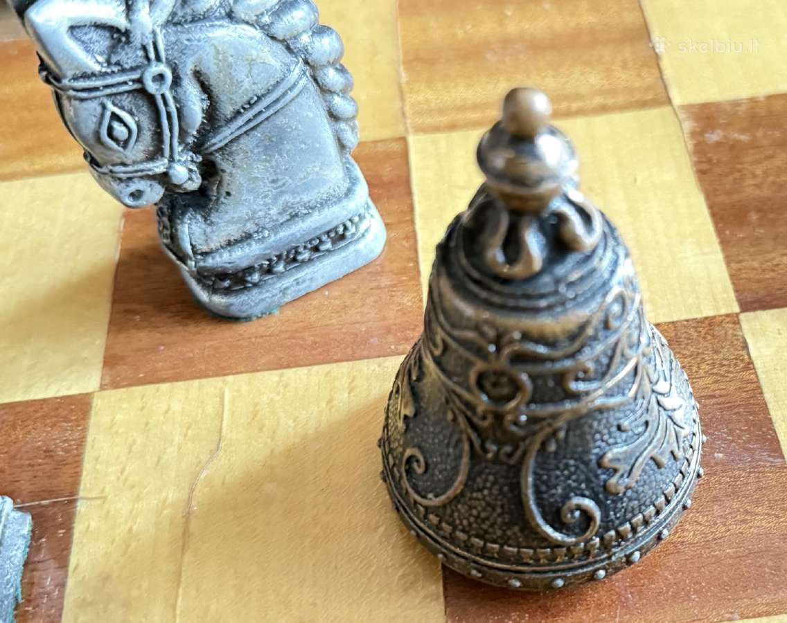 Retas senovinis šachmatų rinkinys - nuotraukos Nr. 8