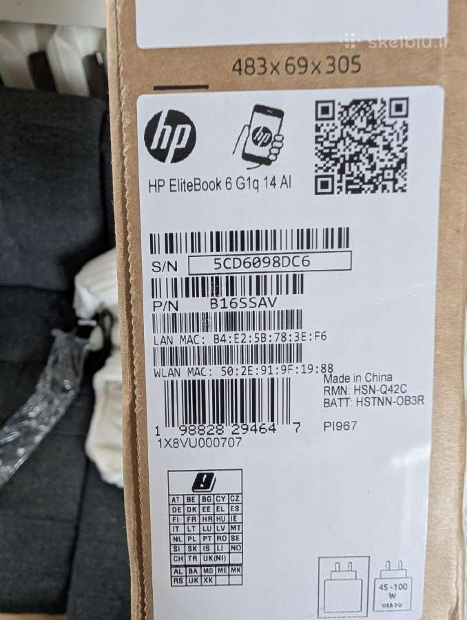 Hp Elitebook 6 G1q 14ai - nuotraukos Nr. 4