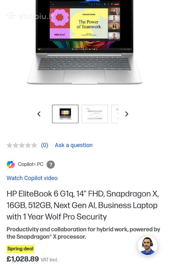 Hp Elitebook 6 G1q 14ai - nuotraukos Nr. 3