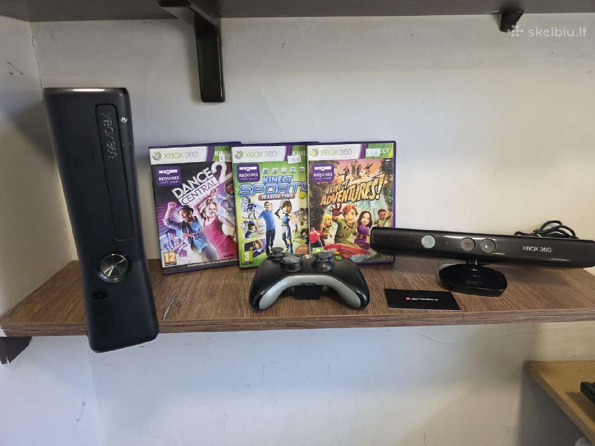Xbox 360 Slim Su Kinect Garantija