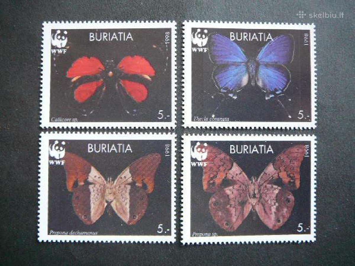 Drugeliai Buriatija 1998 svarus brr212
