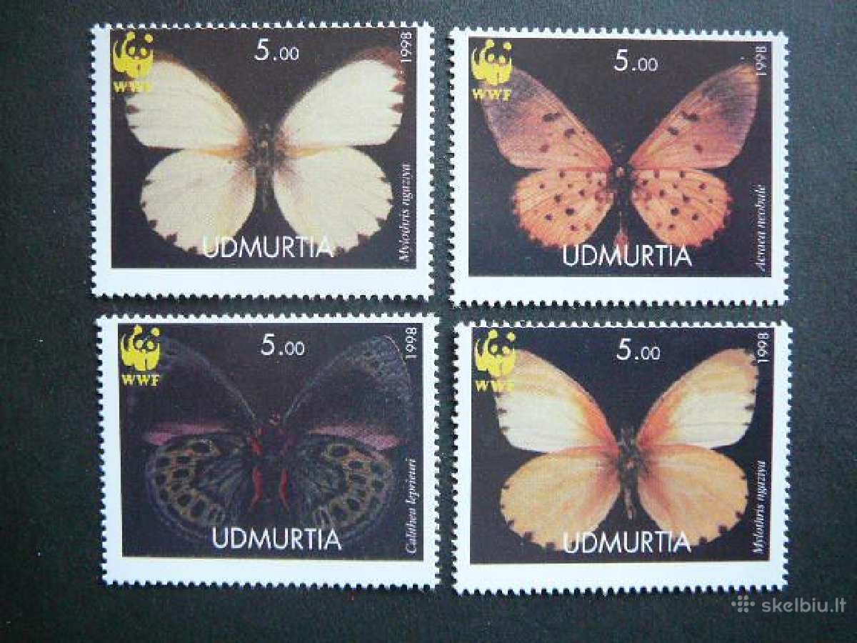 Drugeliai Udmurtija 1998 svarus um210