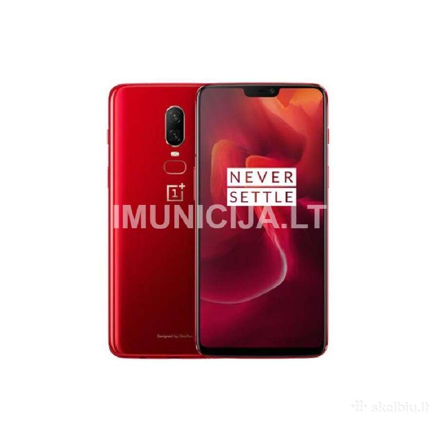 Oneplus 6 8/128gb + 3 mėn. garantija