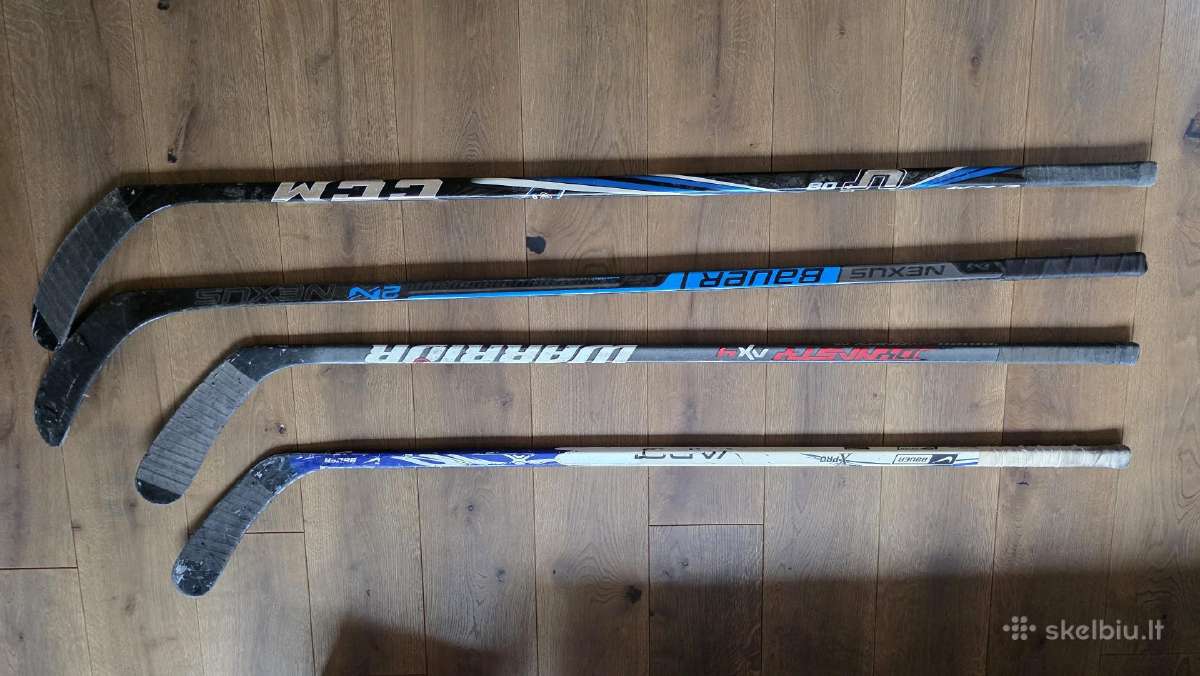 Ledo ritulio lazdos: Ccm U+ , Bauer, Warrior.