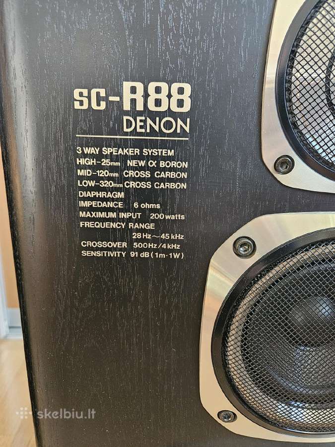 Kolonėlės Denon Sc-r88 - nuotraukos Nr. 4