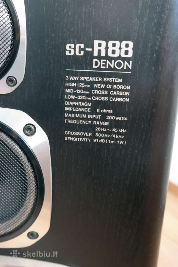 Kolonėlės Denon Sc-r88 - nuotraukos Nr. 11