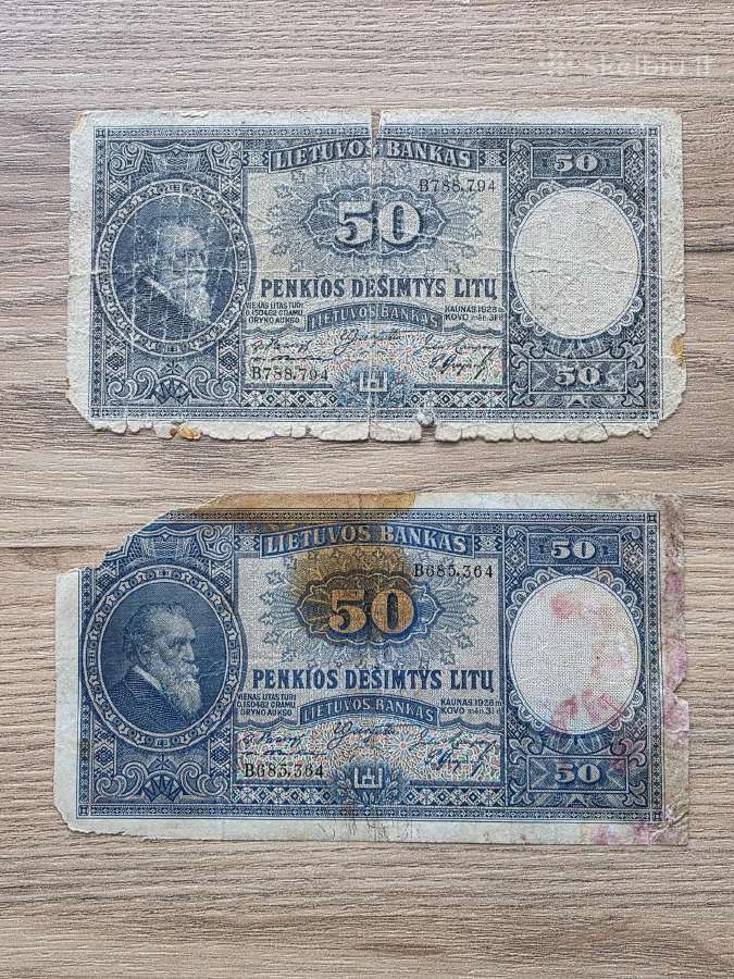 Pigūs 1928 metų 50 litų