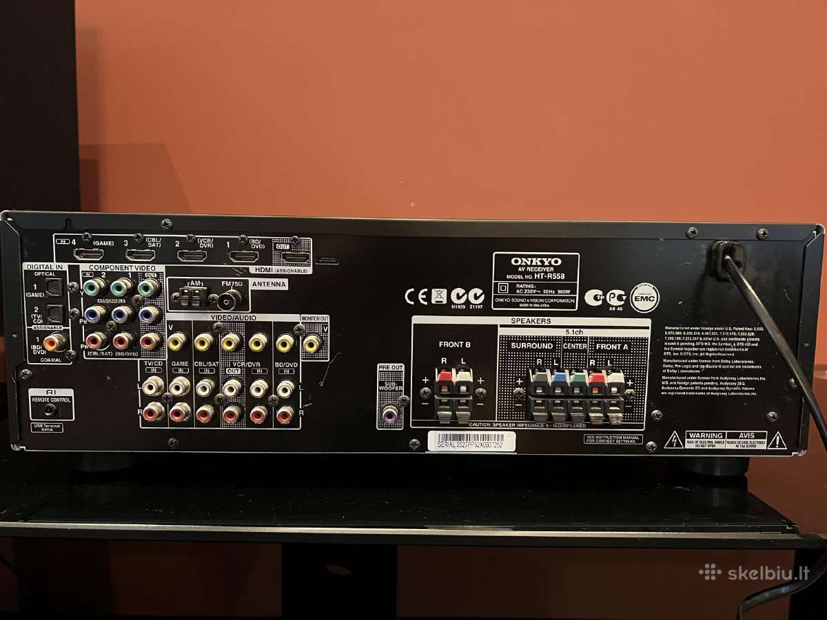 Onkyo Ht-s4505 namų kinas - nuotraukos Nr. 5