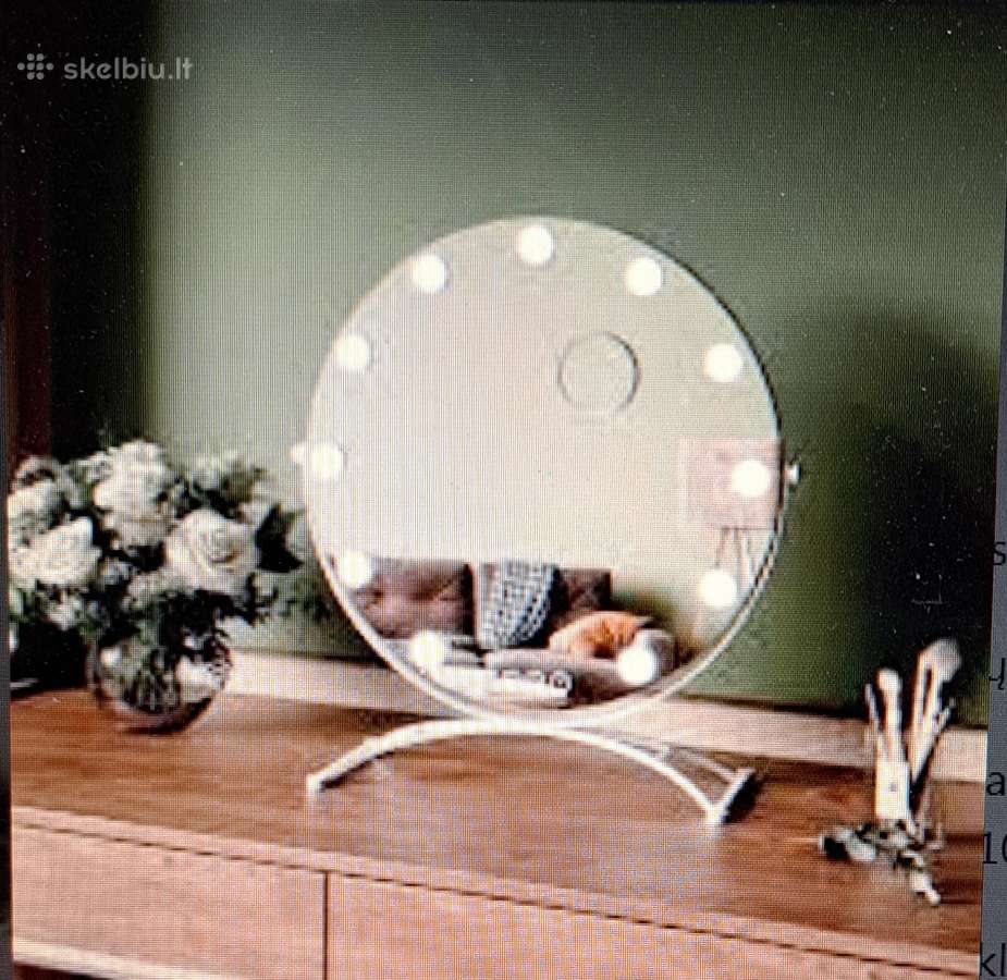 Naujas 50 cm. smart LED pastatomas veidrodis - nuotraukos Nr. 2
