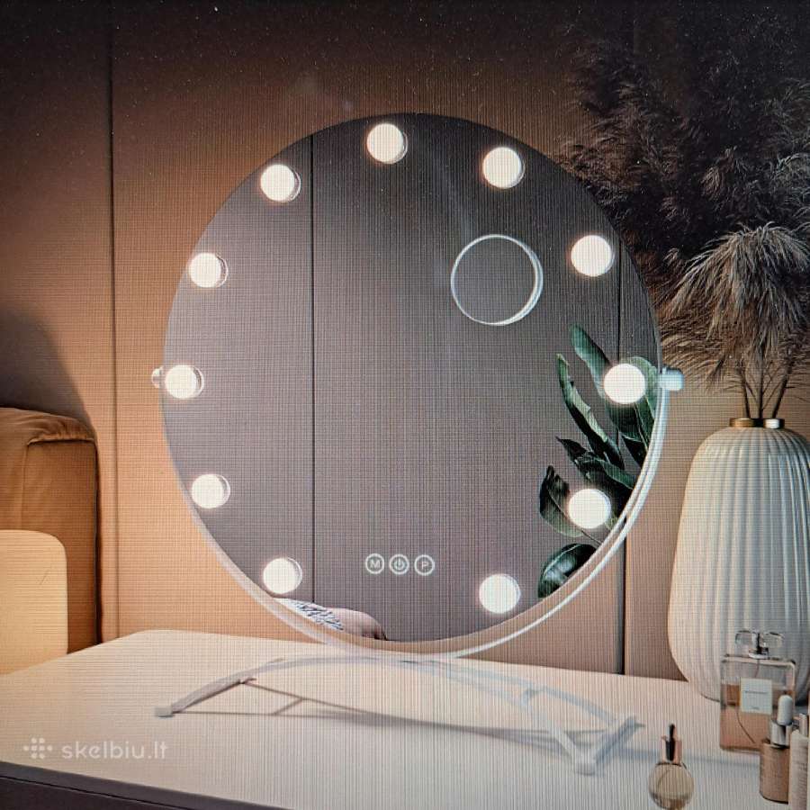 Naujas 50 cm. smart LED pastatomas veidrodis