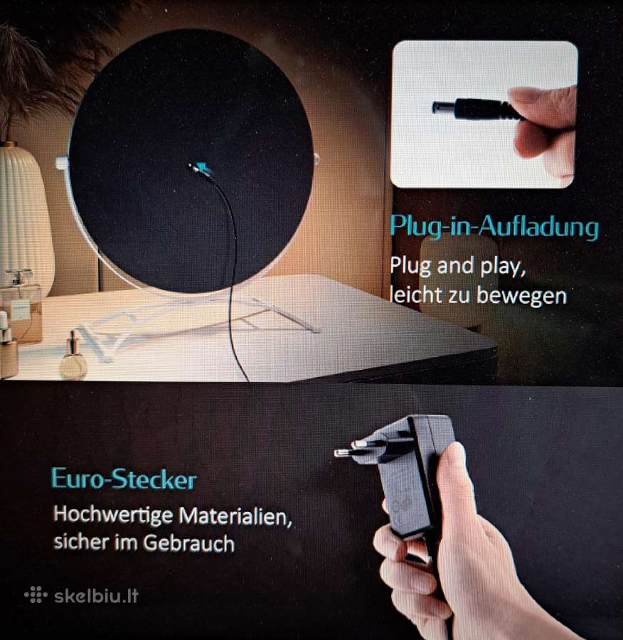 Naujas 50 cm. smart LED pastatomas veidrodis - nuotraukos Nr. 10